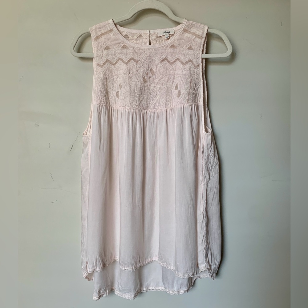 Wilfred Eclater embroidered sleeveless blouse